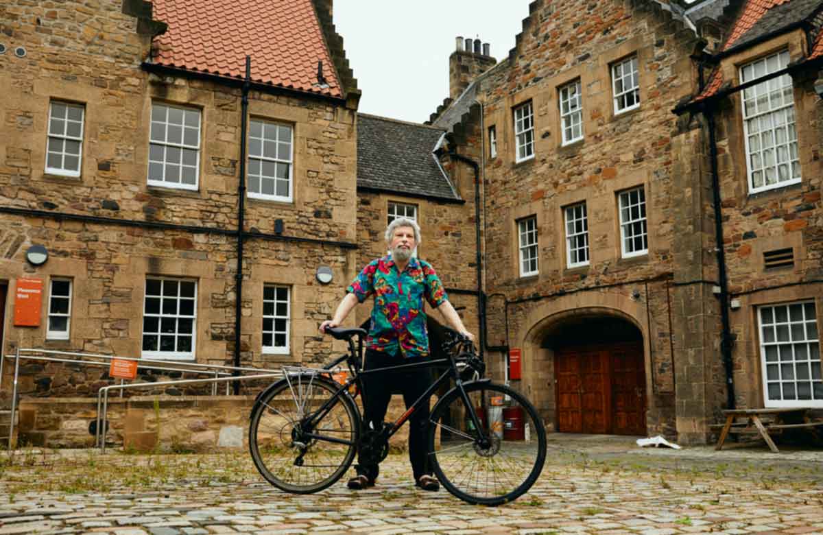 Thom Dibdin in Edinburgh's Pleasance Courtyard in August 2020. Photo: Peter Dibdin