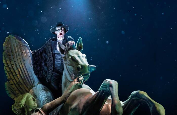 Killian Donnelly in the London production of The Phantom of the Opera. The show's producers say touring the UK version of the show in Europe is too expensive post-Brexit. Photo: Johan Persson