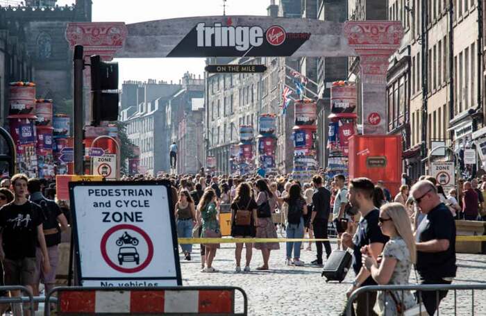 The Royal Mile during the Edinburgh Fringe 2019. Photo: Shutterstock