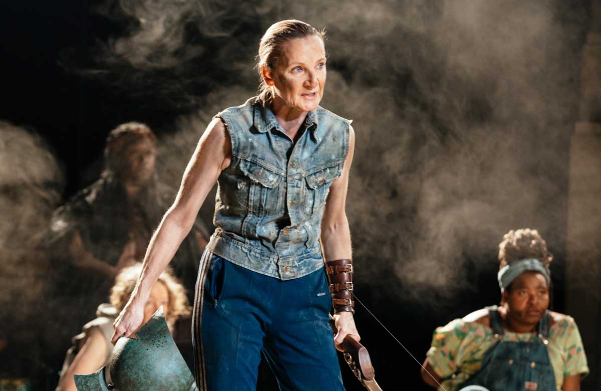 Lesley Sharp in Paradise at the National Theatre. Photo: Helen Murray
