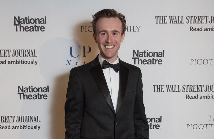 John Heffernan arriving at the National Theatre's 'Up Next' Gala. Photo: Cameron Slater