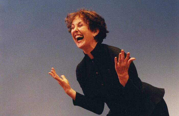 Una Stubbs playing Maria in Twelfth Night at Sheffield’s Crucible Theatre in 1998. Photo: Simon Warner