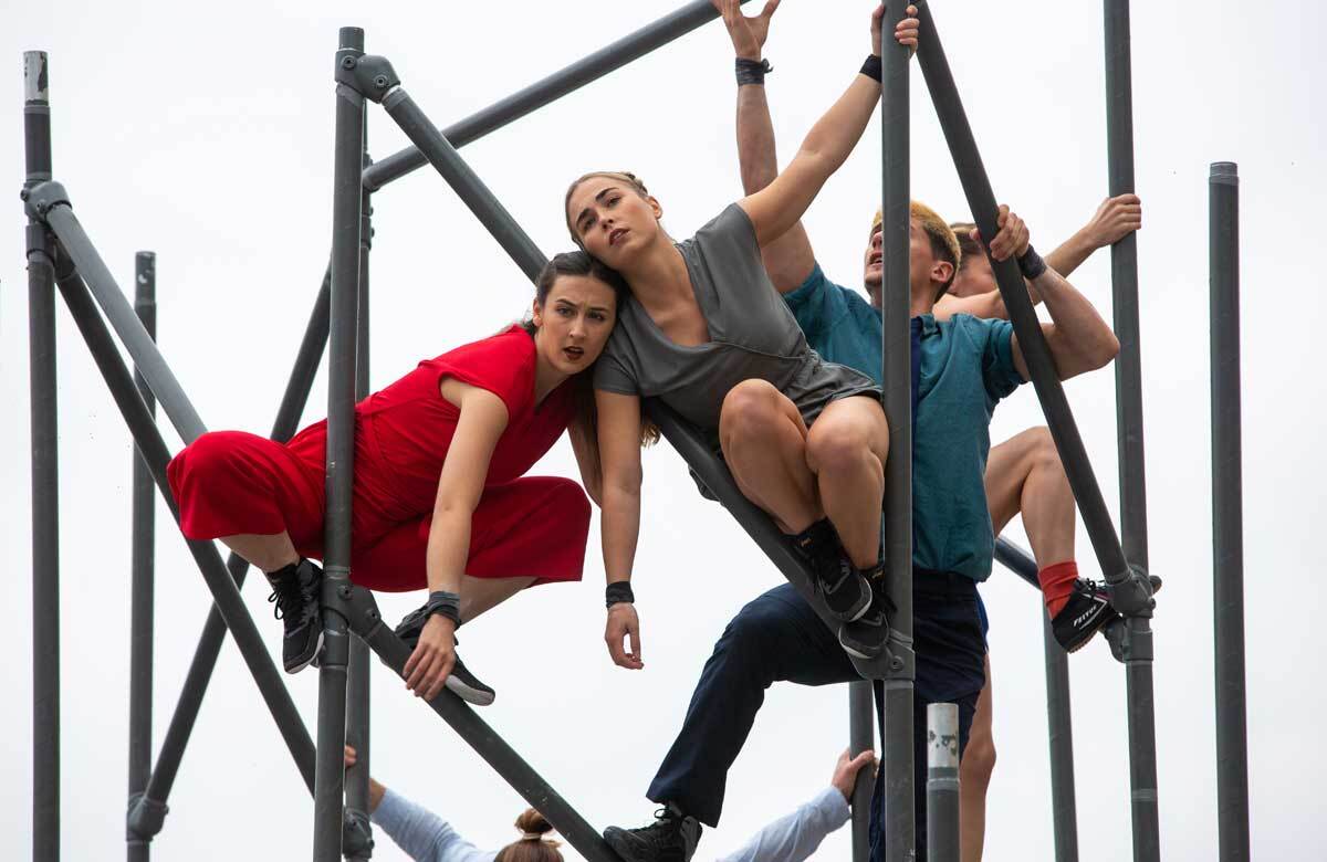 Motionhouse’s Wild at Greenwich and Docklands International Festival. Photo: GDIF/Boast
