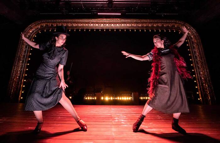 Alexandra Silber and Molly Osborne in Indecent at the Menier Chocolate Factory, London. Photo: Johan Persson