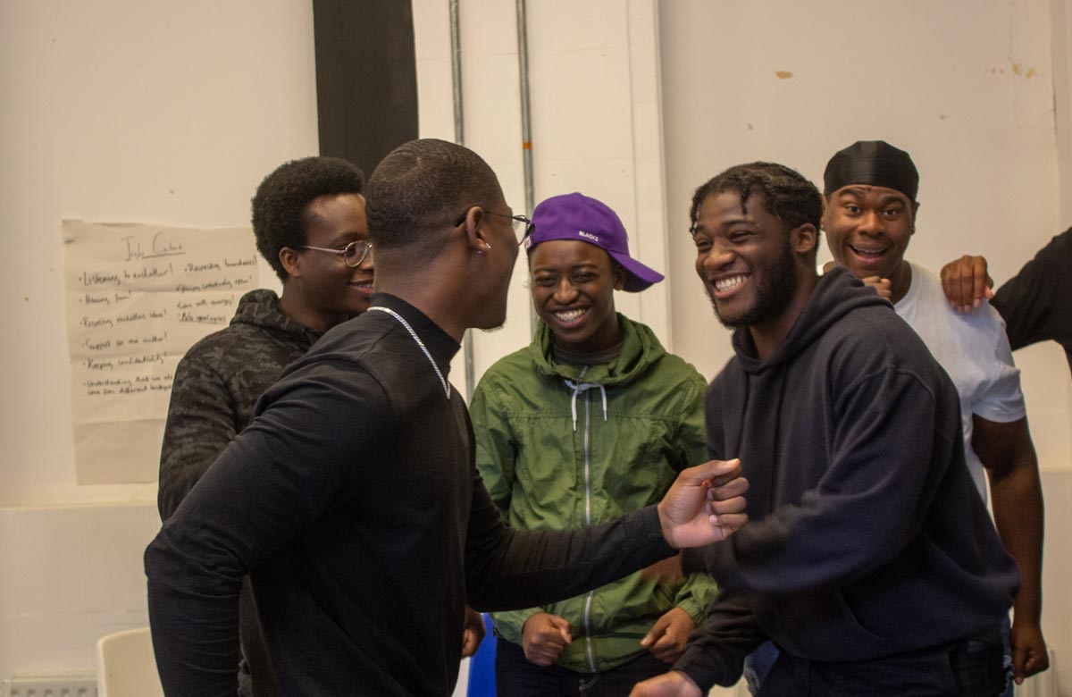 Participants at a recent Trybe House Theatre workshop. Photo: Jasmyn Fisher-Ryner