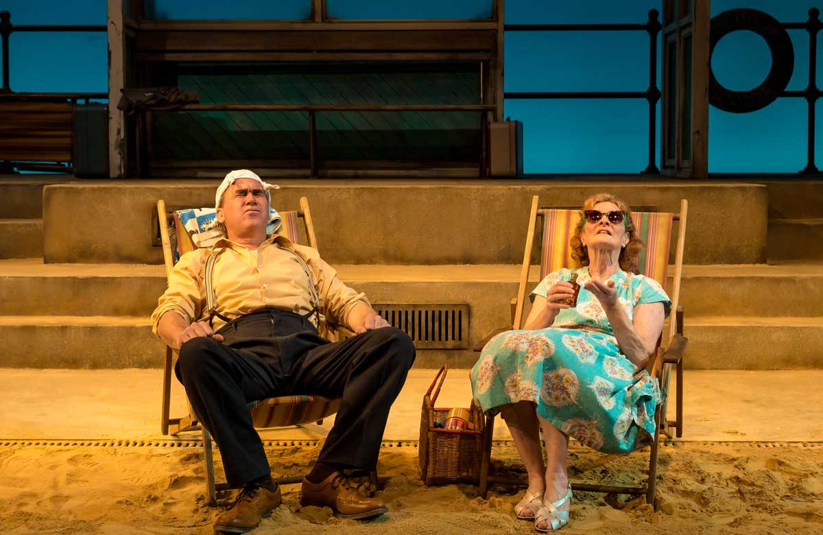 Ian Kelsey and Nicola Sloane in September in the Rain. Photo: The Other Richard