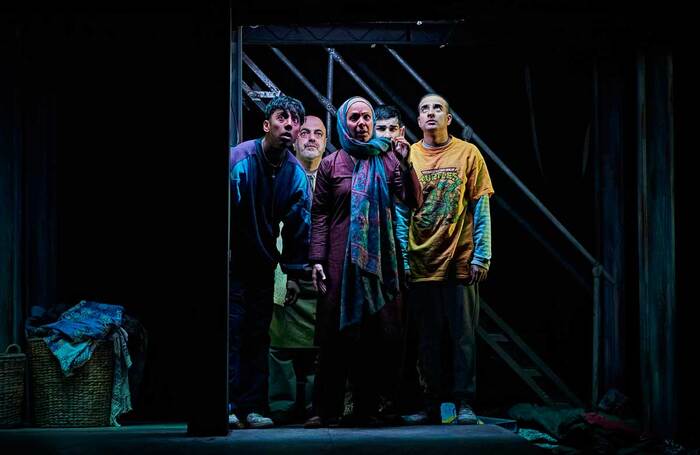 The cast of The Boy with Two Hearts at Wales Millennium Centre, Cardiff. Photo: Jorge Lizalde