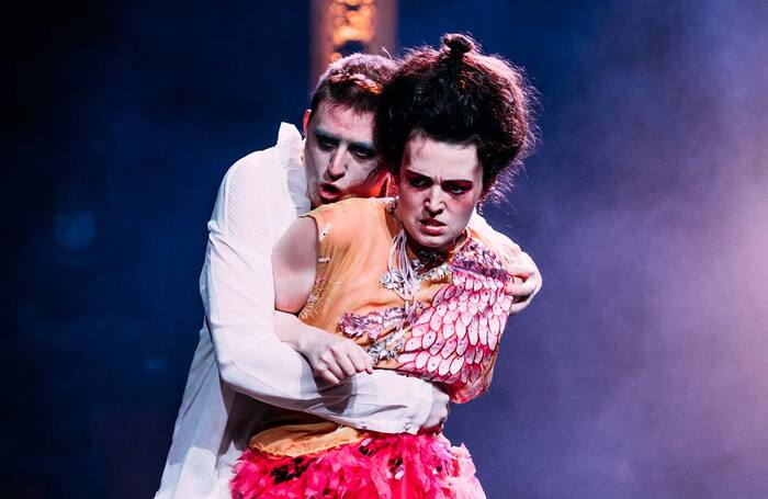 Lorn Macdonald and Anna Russell-Martin in Life Is a Dream at the Royal Lyceum Theatre, Edinburgh. Photo: Ryan Buchanan