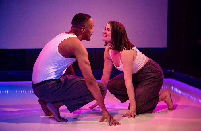 Jaz Hutchins and Adeline Waby in Tender Napalm at the King’s Head Theatre. Photo: Mark Senior