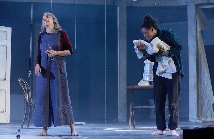 Niamh Cusack and Shannon Hayes in The Seven Pomegranates at the Rose Theatre Kingston. Photo: The Other Richard