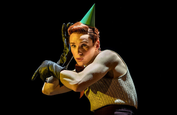 Eddie Redmayne in Cabaret at the Playhouse Theatre, London. Photo: Marc Brenner