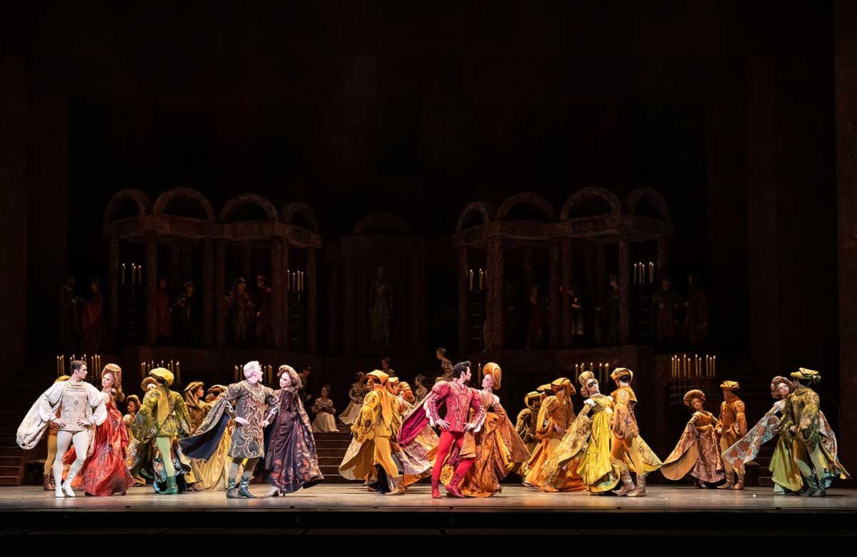The cast of Romeo and Juliet at the Royal Opera House. Photo: Bill Cooper