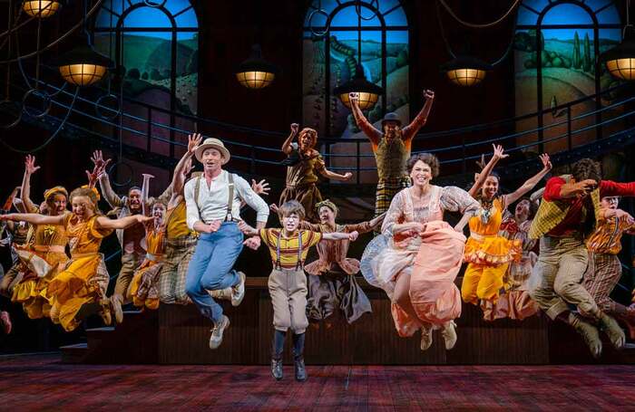 Hugh Jackman and Sutton Foster in The Music Man, which opened this week bringing the newly opened Broadway show count in 2022 to three. Photo: Joan Marcus