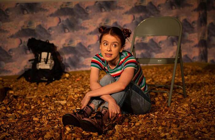 Rosie Day in Instructions for a Teenage Armageddon at Southwark Playhouse, London. Photo: Mark Senior