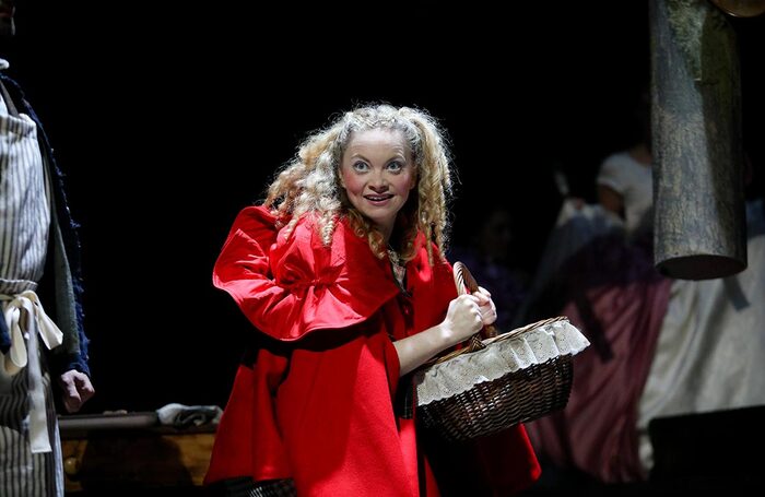Samantha Giffard in Into The Woods at Lyric Theatre, Belfast. Photo: Philip Magowan