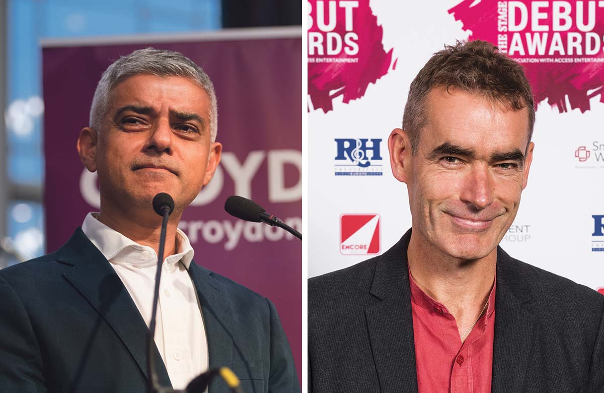 Sadiq Khan and Rufus Norris have both criticised plans to move funding away from London. Photo: Craig Sugden/Alex Brenner