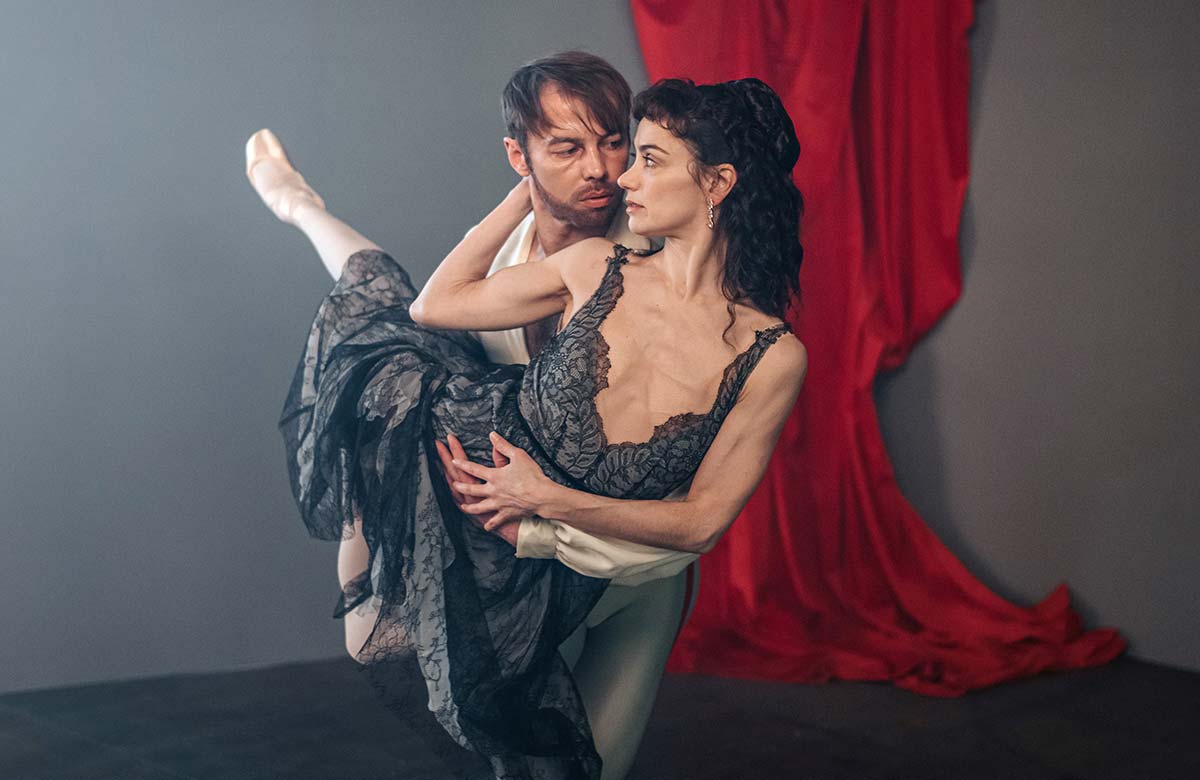 Christopher Harrison and Sophie Martin in The Scandal at Mayerling. Photo: Mihaela Bodlovic