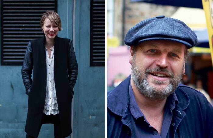 Producer Francesca Moody and Pleasance Theatre Trust’s Anthony Alderson (photo: Elly White)