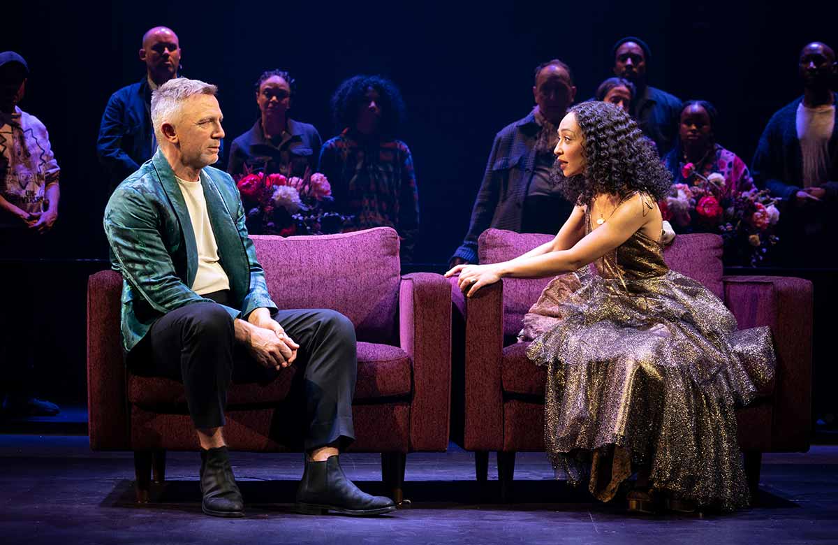 Daniel Craig and Ruth Negga in Macbeth at the Longacre Theatre, New York. Photo: Joan Marcus