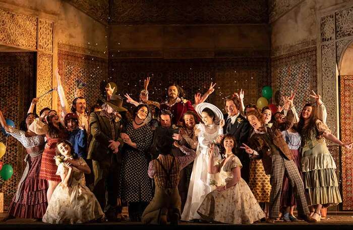 Tha cast in Le nozze di Figaro, Glyndebourne Festival 2022. Photo: Bill Cooper