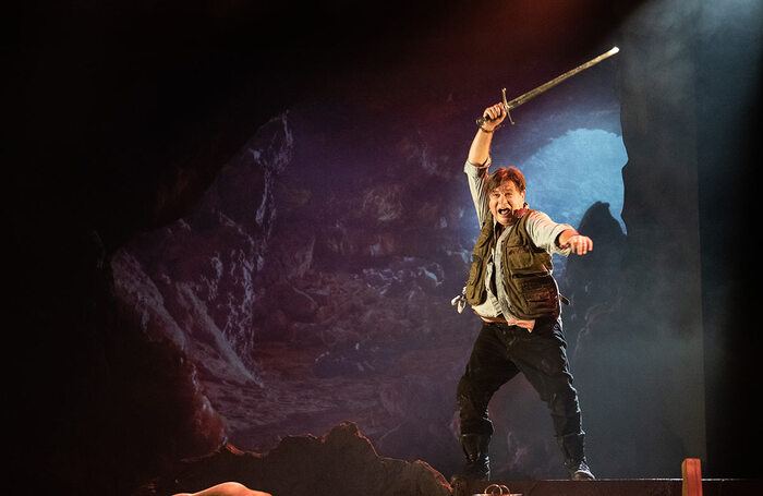 Bradley Daley in Siegfried at Longborough Festival Opera. Photo: Matthew Williams-Ellis