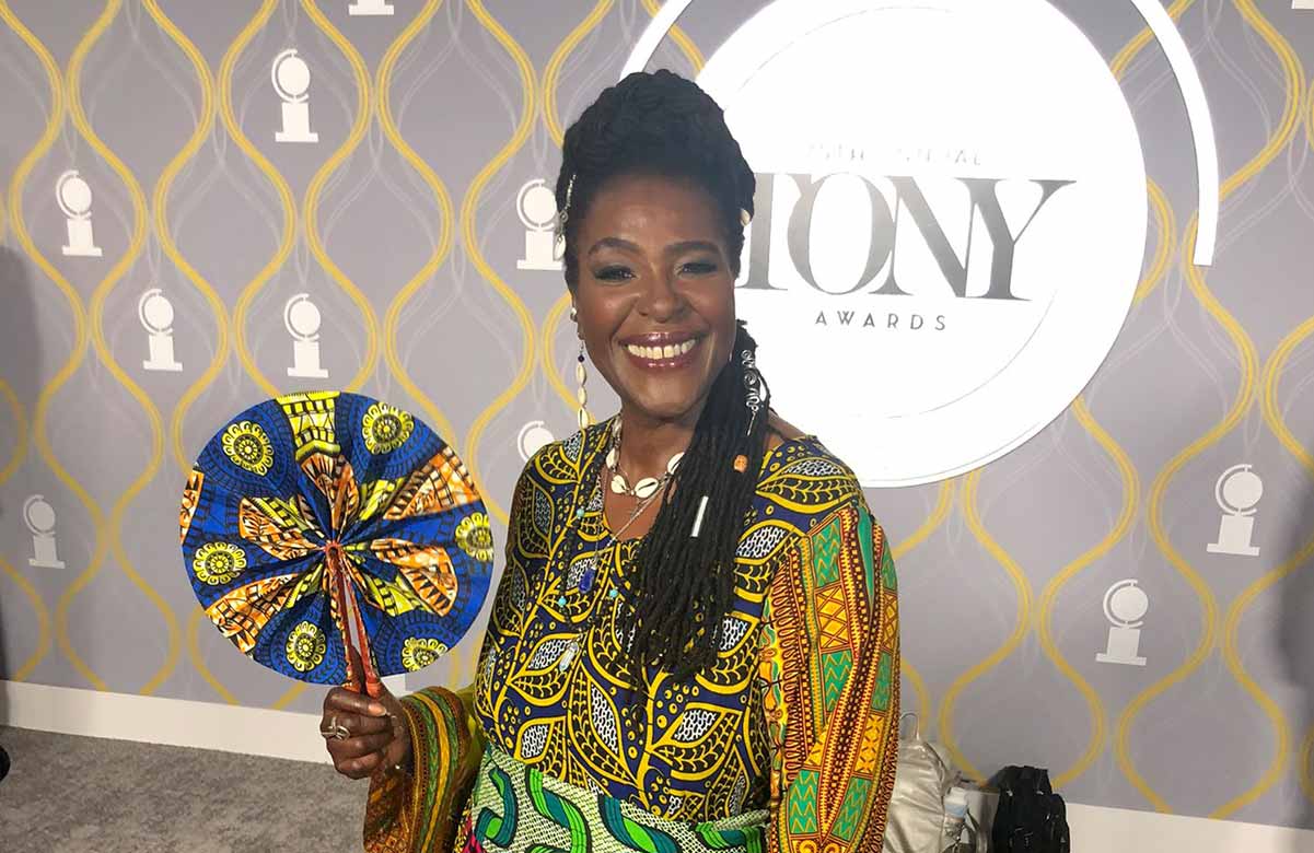 Sharon D Clarke at the Tony Awards. Photo: Matthew Hemley