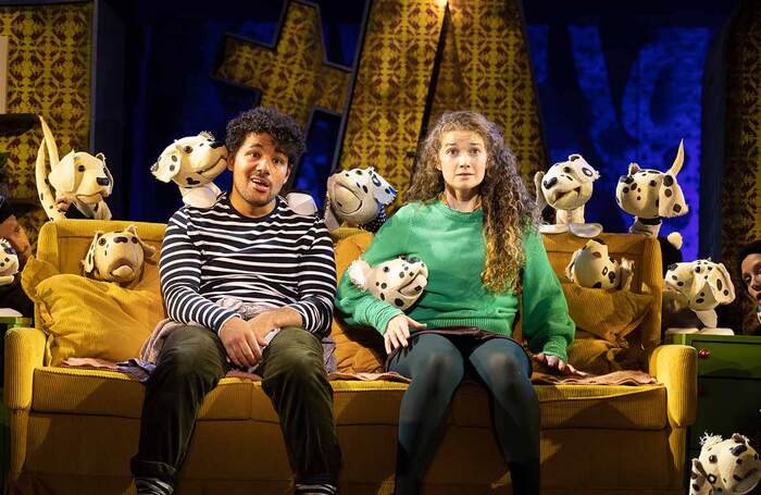 Eric Stroud and Karen Fishwick in 101 Dalmatians at Regent's Park. Photo: Mark Senior