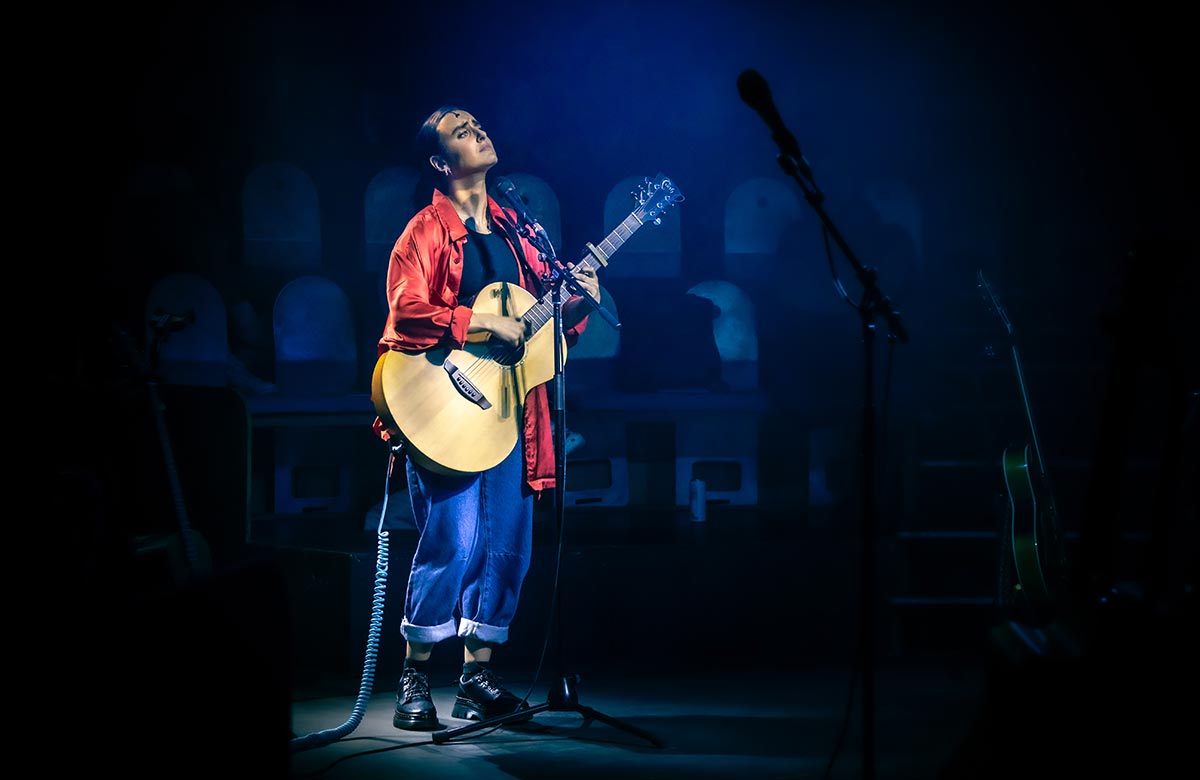 Maimuna Memon in Manic Street Creature at Roundabout @ Summerhall, Edinburgh. Photo: Eleonora Briscoe