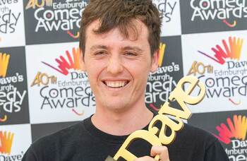 Sam Campbell and Lara Ricote win at Dave's Edinburgh Comedy Awards