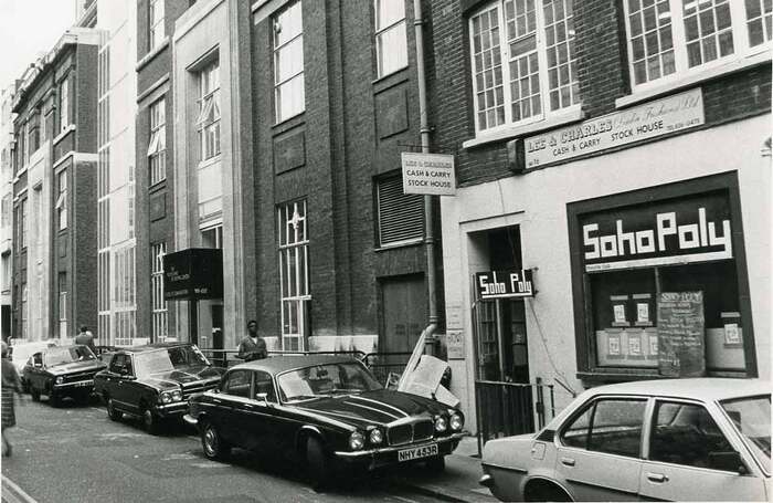 Soho Poly Theatre entrance, 1972. Photo: Nobby Clark
