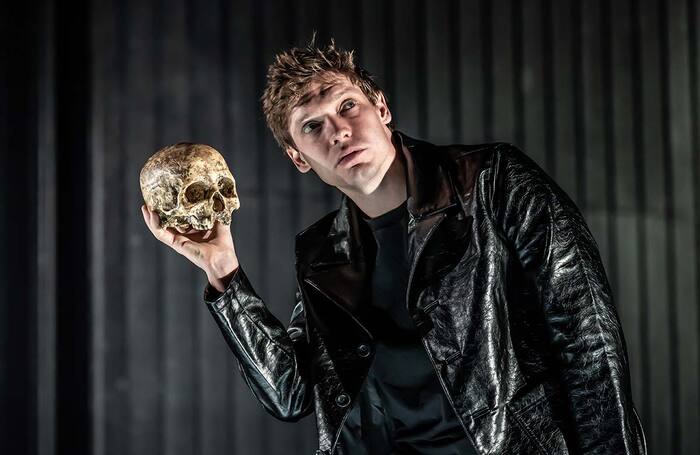 Billy Howle in Hamlet at Bristol Old Vic. Photo: Marc Brenner