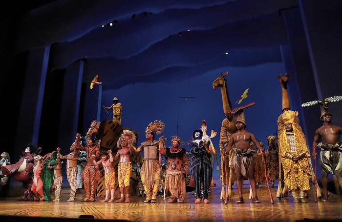 The Lion King on Broadway, at its reopening at the Minskoff Theatre in September 2021. Photo: Curtis Brown