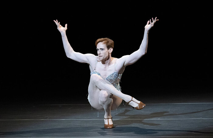 Edward Watson in A Sheila Dance, part of Men in Motion at the London Coliseum. Photo: Elliott Franks