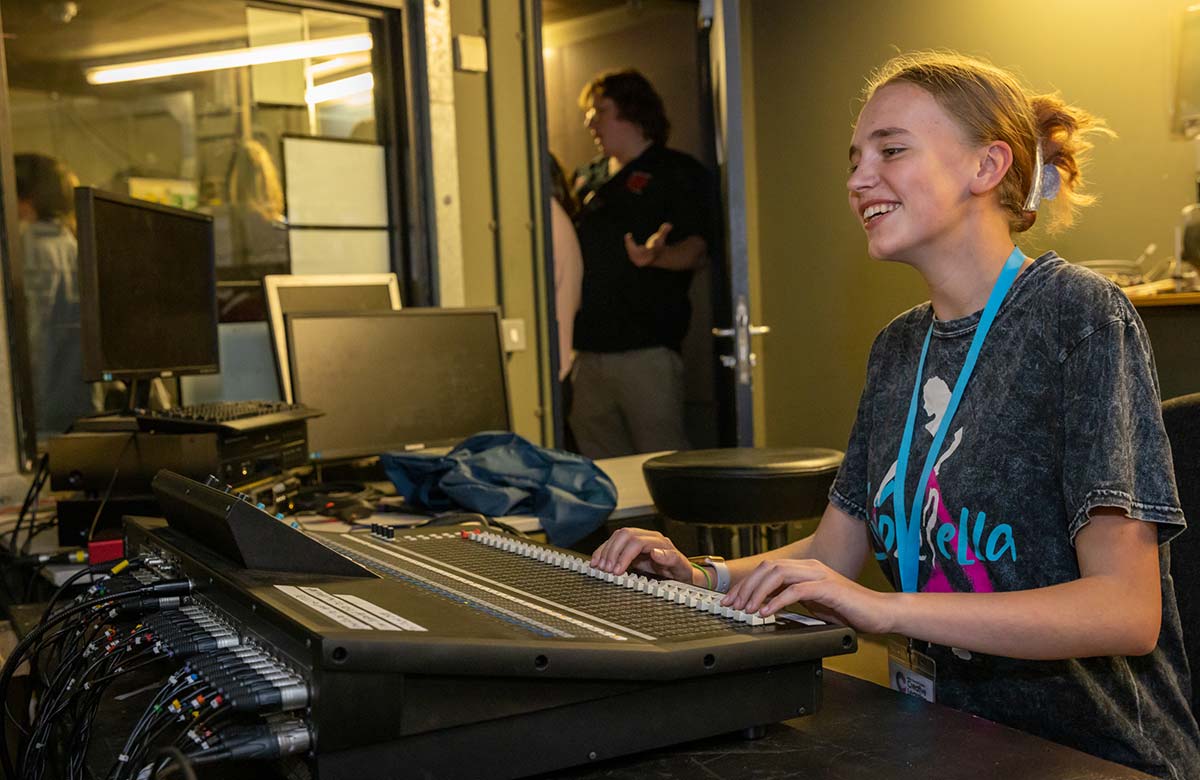 ATG technicians backstage. Photo: JCM Photography