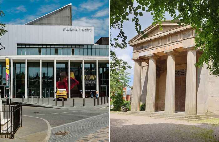 Marlowe Theatre in Canterbury and Spilsby Sessions House in Lincolnshire, both recipients of the second round of the government's 'levelling-up' funding. Photo: Shutterstock