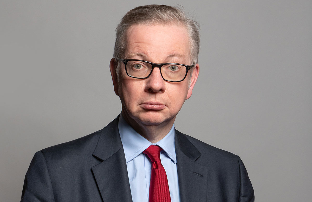 Secretary of state for Levelling Up, Housing and Communities, Michael Gove