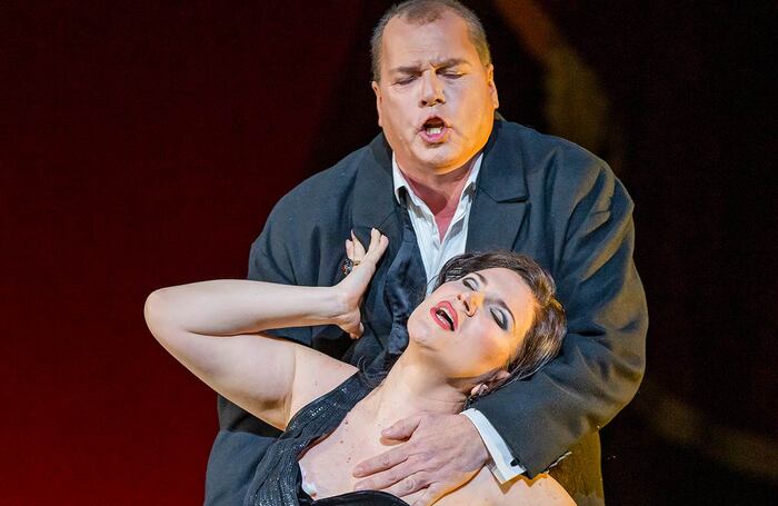 Stefan Vinke and Ekaterina Gubanova in Tannhäuser at the Royal Opera House, London. Photo: Tristram Kenton