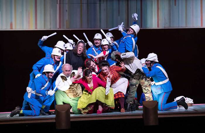 Cast of The Barber of Seville at the Royal Opera House, London. Photo: Bill Cooper