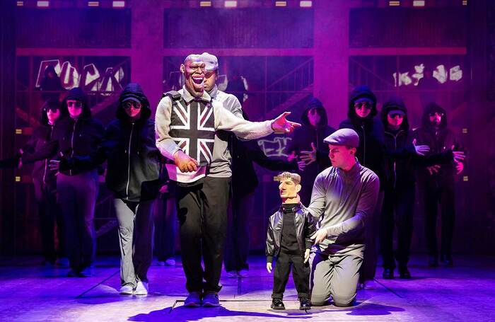 Puppets of Stormzy and Tom Cruise in Idiots Assemble – Spitting Image Saves the World: Live on Stage. Photo: Mark Senior