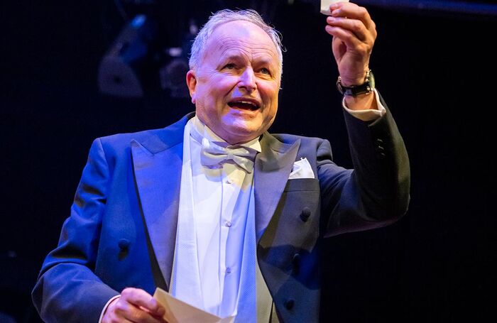 Clive Anderson in Winner's Curse at Park Theatre, London. Photo: Tristram Kenton