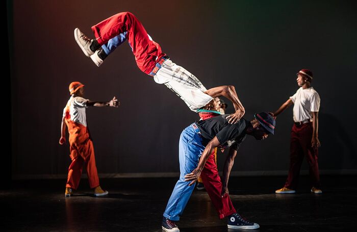 Soweto Skeleton Movers in Unbreakable at the Place, London. Photo: Bart Grietens