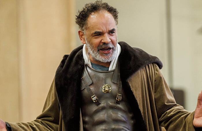 Peter De Jersey in rehearsals for Cymbeline at the Royal Shakespeare Theatre, Stratford-upon-Avon. Photo: Ellie Kurttz