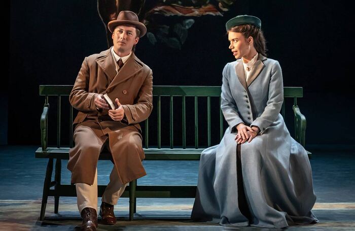 Dominic Sedgwick and Ginger Costa-Jackson in Werther at Grange Park Opera. Photo: Marc Brenner