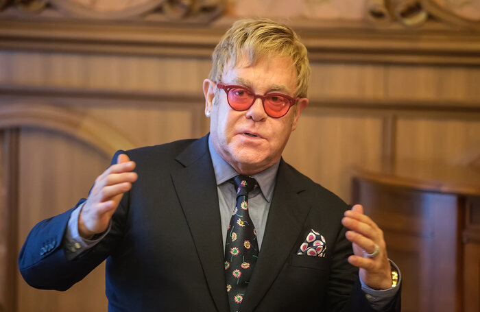 Elton John, pictured in 2015. Photo: Shutterstock