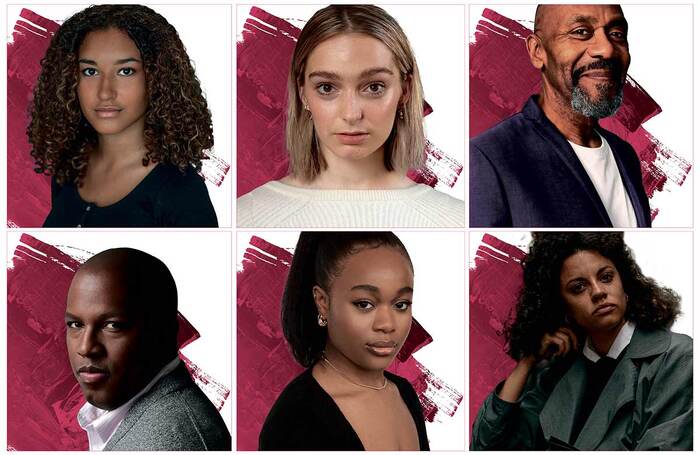 The Stage Debut Awards 2023 nominations include, clockwise from top left: Elan Davies, Isobel Thom, Lenny Henry, Anoushka Lucas, Bukky Bakray and Michael R Jackson. Photos: Sarah Cresswell, Jack Lawson, Michael Shelford, Beowulf Sheehan
