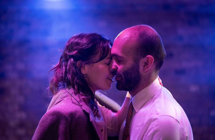 Lianne Harvey and Matthew Seager at the Arcola Theatre, London. Photo: Tom Dixon