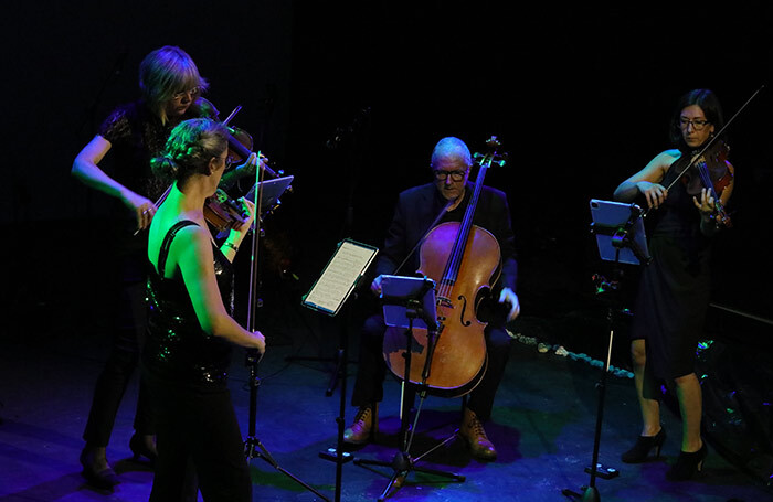 The Chaos Collective quartet in Fragments from a Lost Land at the Tête à Tête Opera Festival, London. Photo: Claire Shovelton