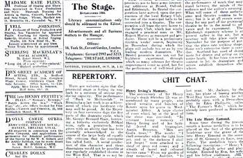 George Bernard Shaw plays reap rewards in rep – 100 years ago in The Stage
