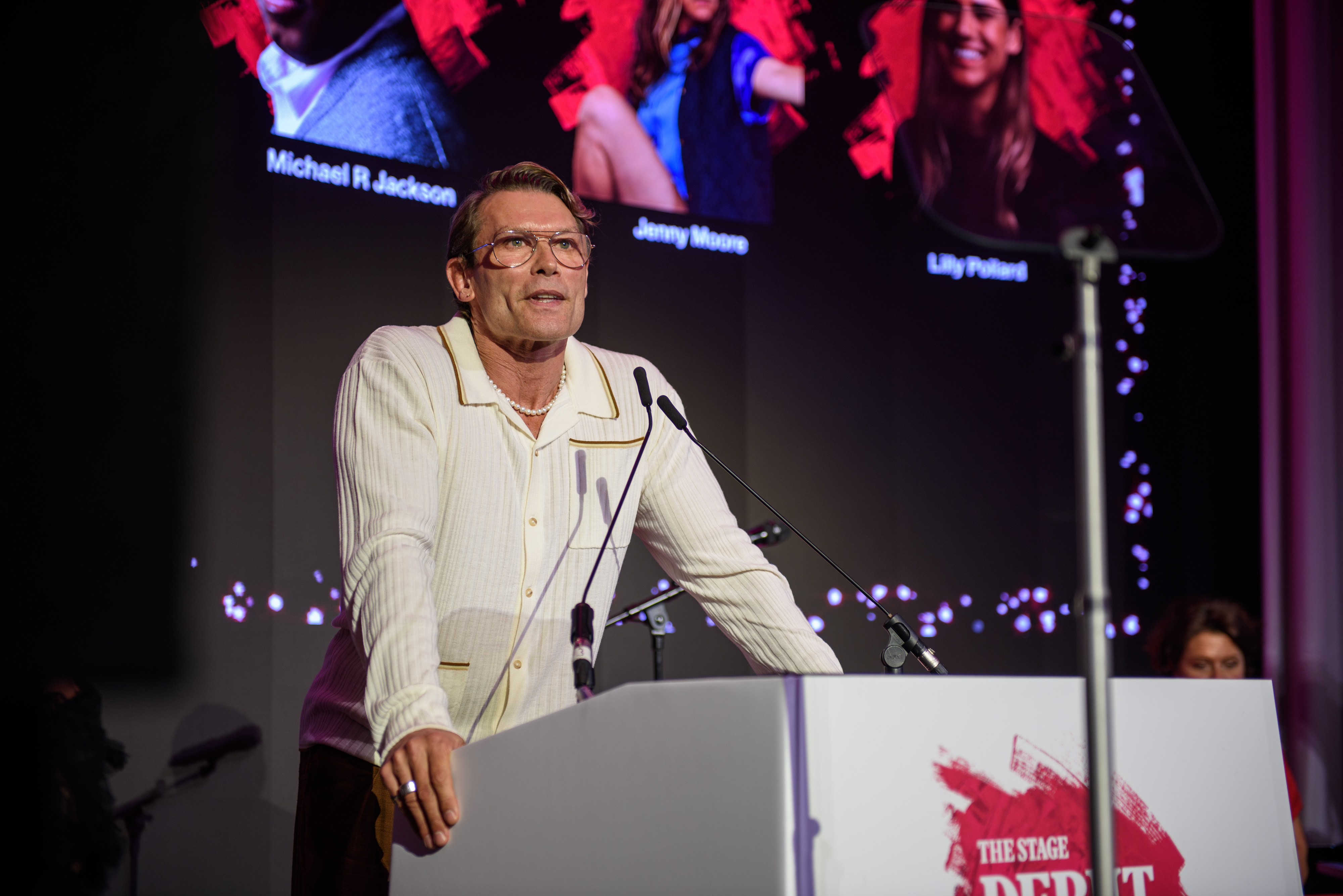 John Partridge - Presenting at The Stage Debut Awards 2023