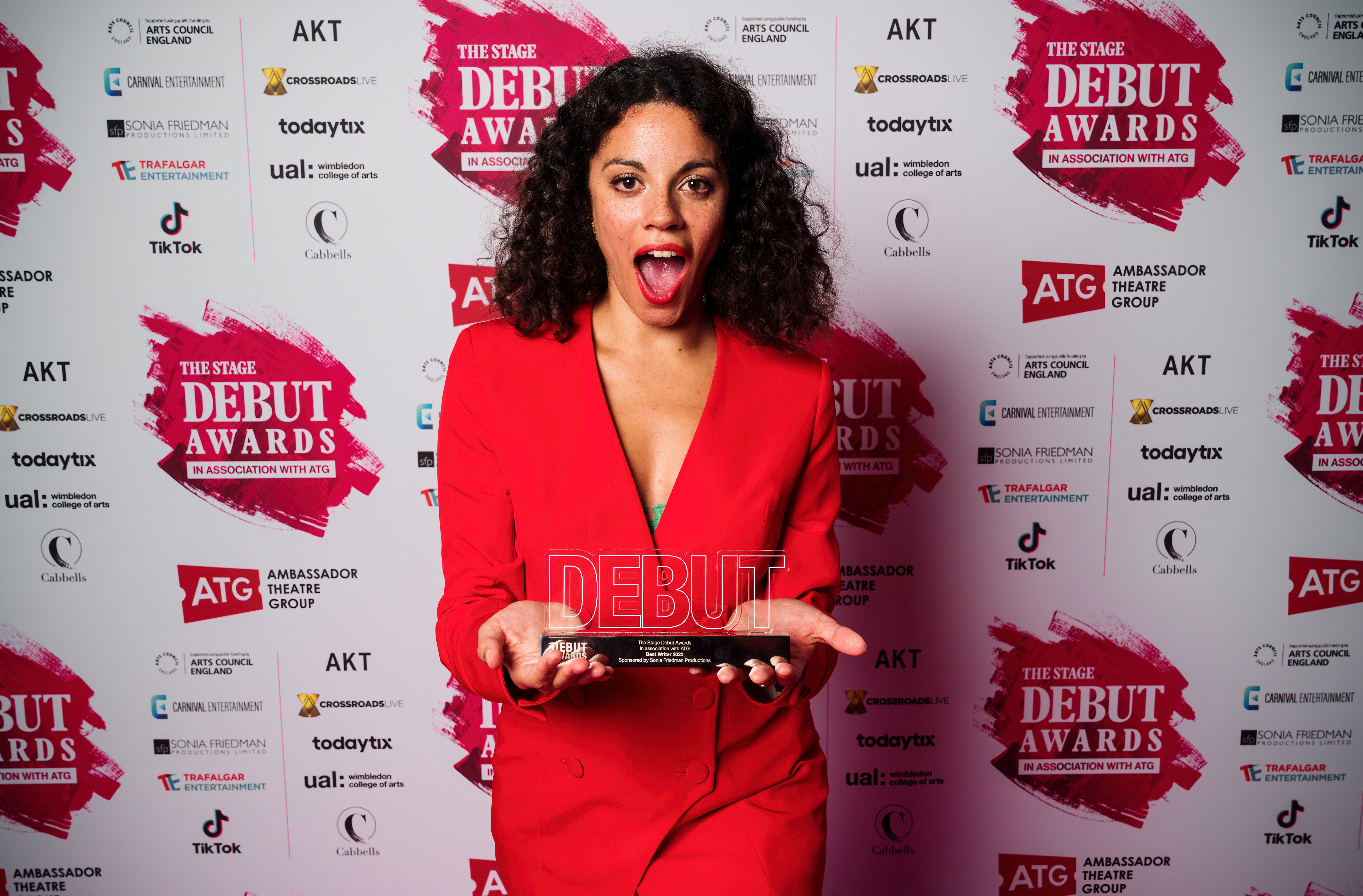 BEST WRITER WINNER - ANOUSHKA LUCAS - PHOTO BY ALEX BRENNER